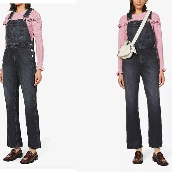 FRAME classic denim overall in blackwater (XS) - Picture 1 of 16